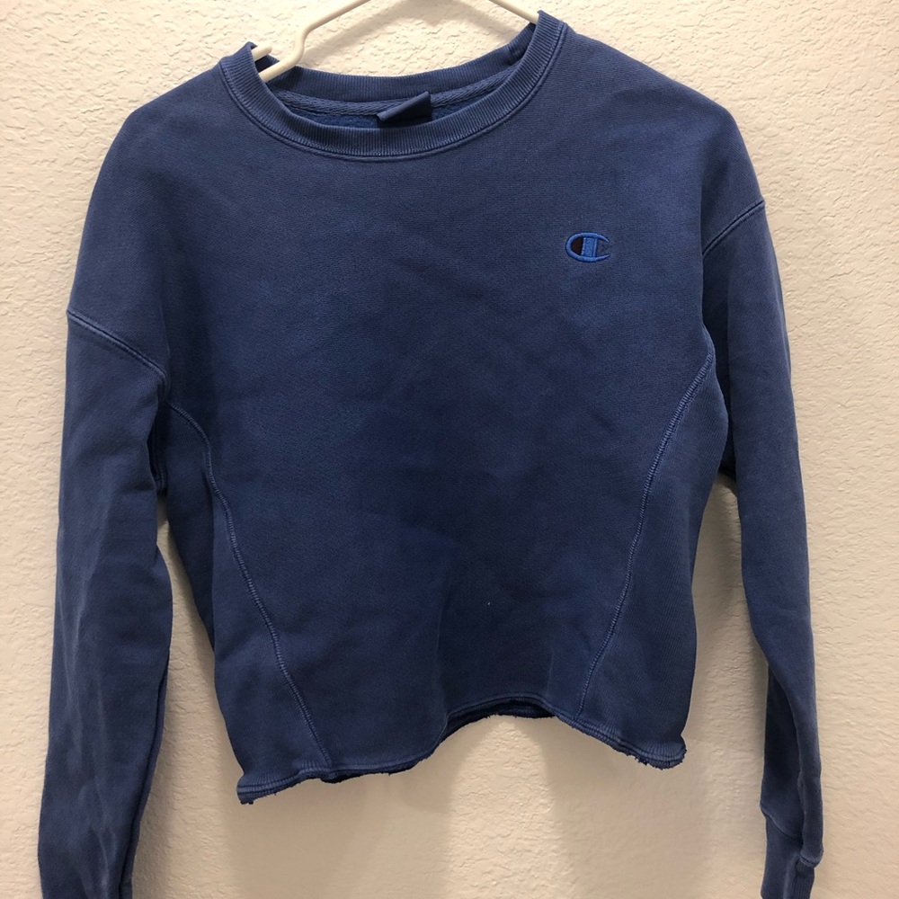 Cropped champion hoodie